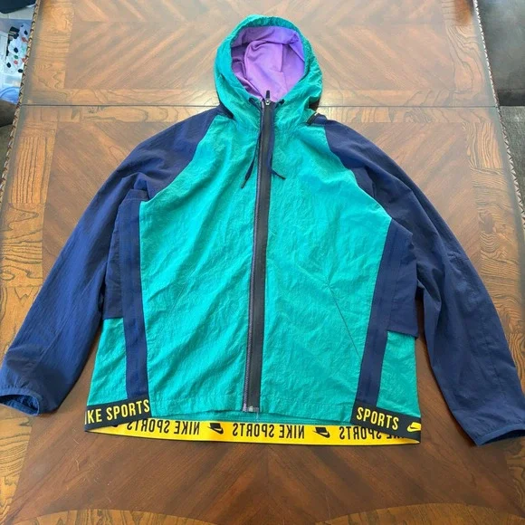 Nike Flex Dri Fit Windbreaker Jacket XL Hooded Track Training
